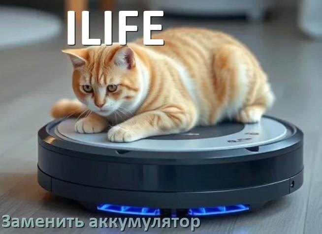
Как на роботе пылесосе ILIFE заменить аккумулятор и поменять батарею