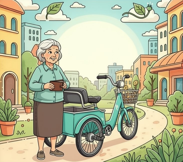 Стильный, удобный, экономичный – идеальный транспорт для активного пенсионера