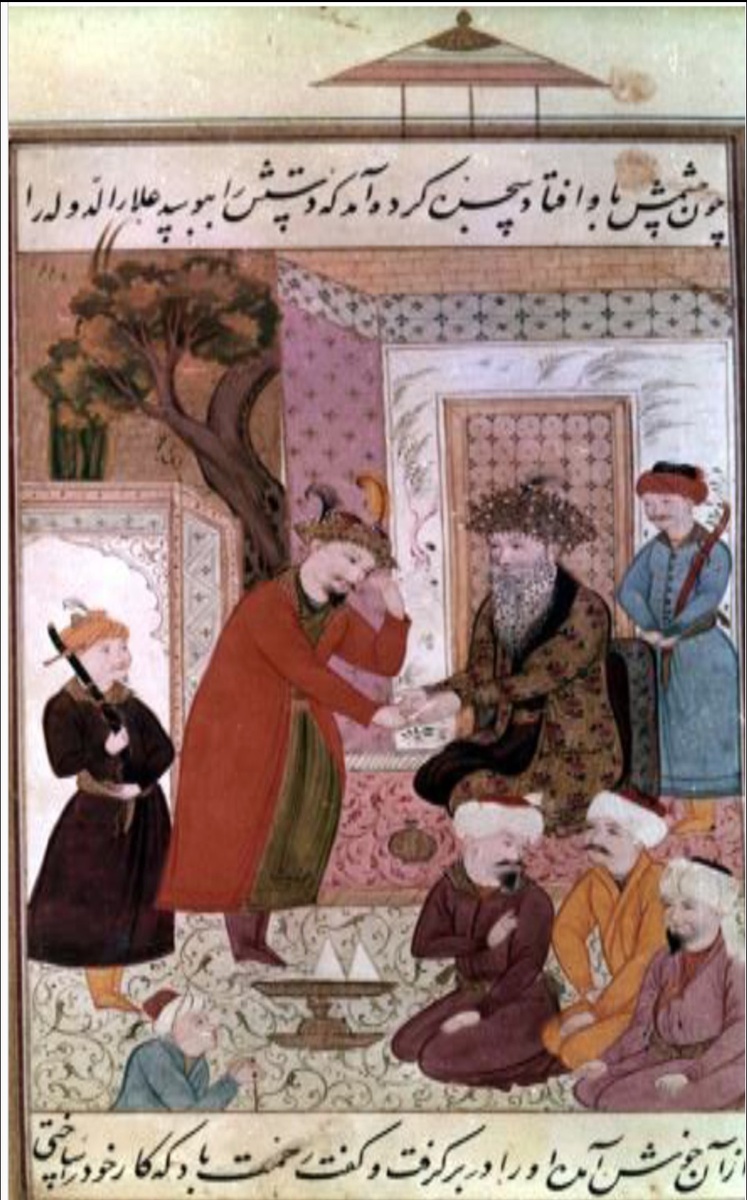 Башкорт Дэвлет Яйлиев принимает Элвенда Мирзу, из интернета.