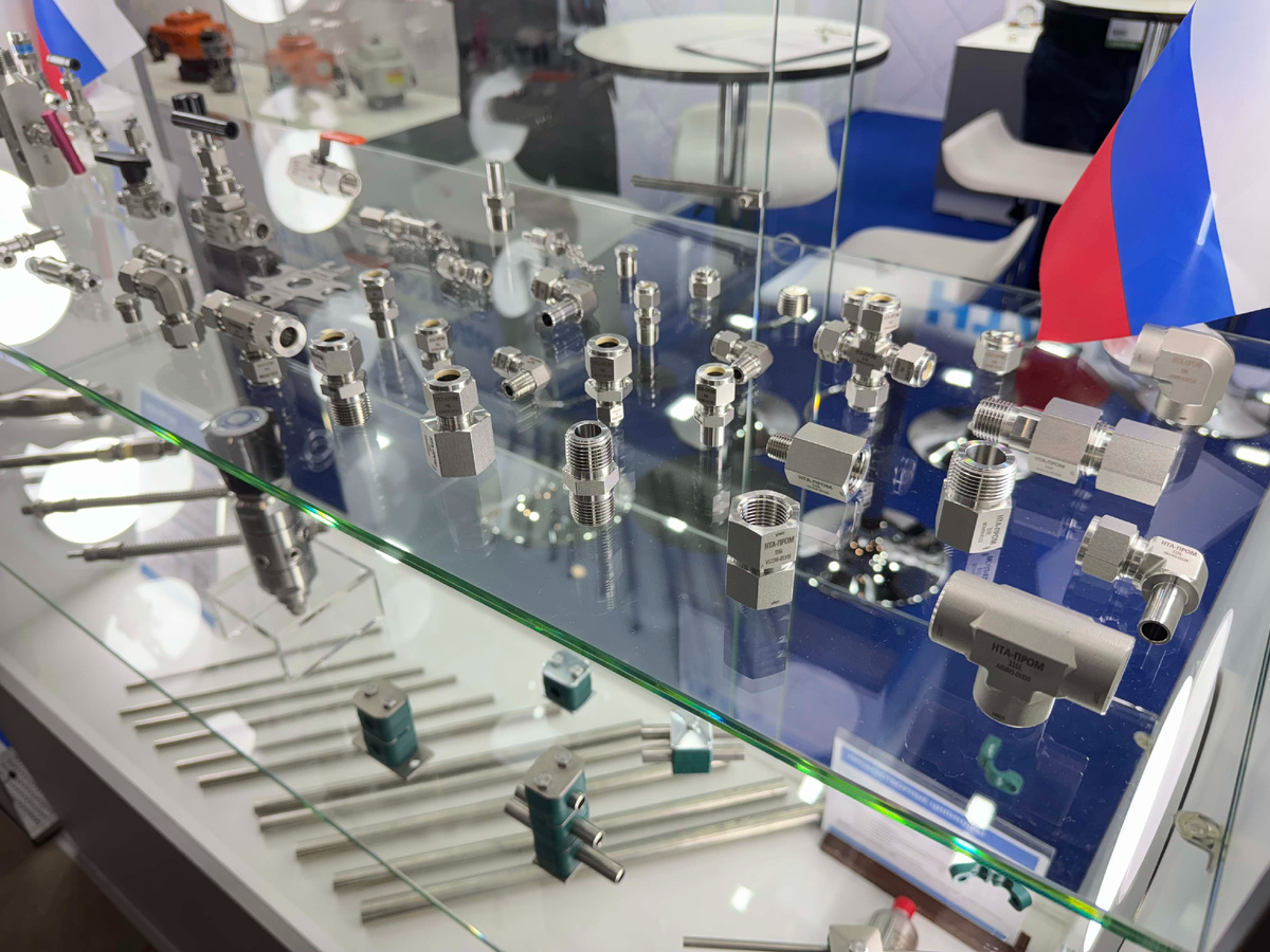 Рисунок 2. Соединительная и запорная арматура НТА-Пром.