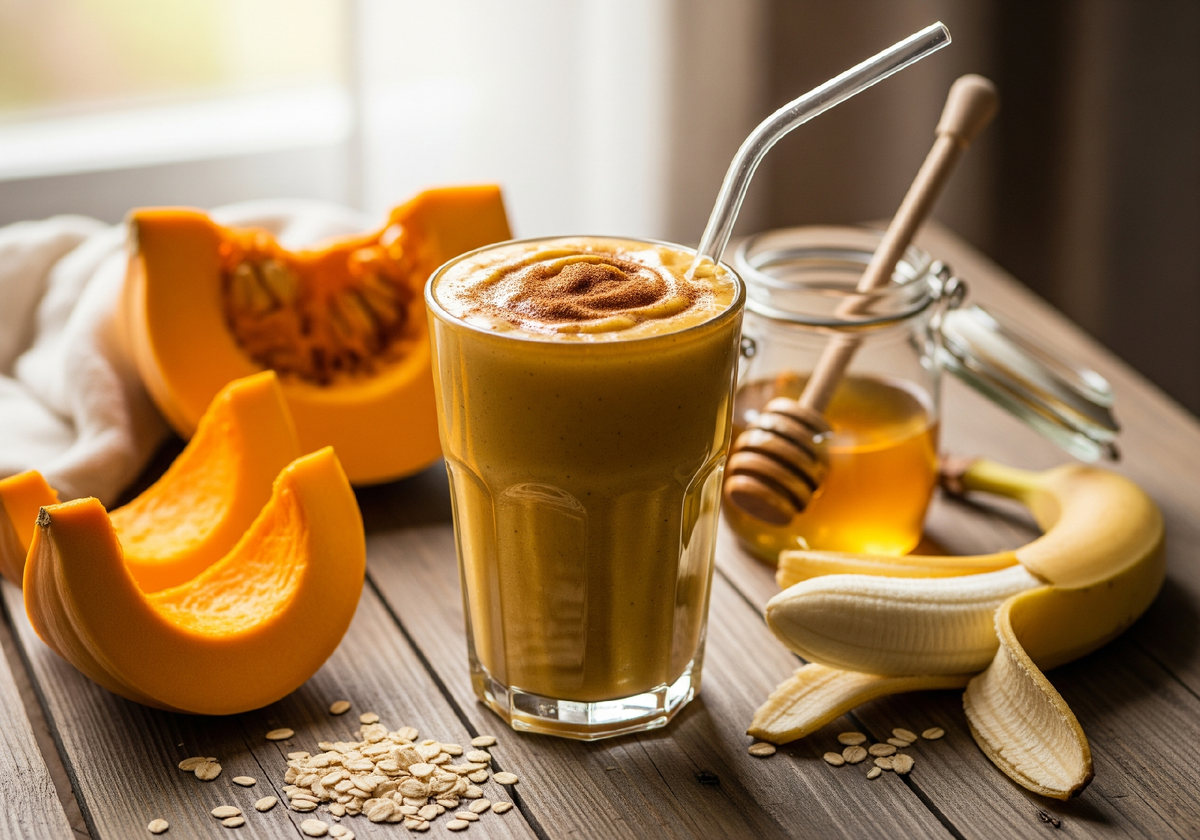 Смузи тыква банан