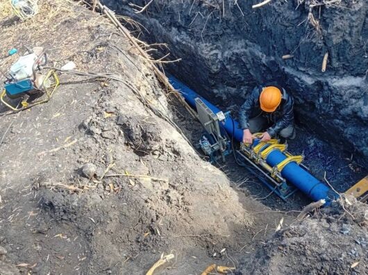    строительство водовода в Чертковском районе // фото: пресс-служба Правительства Ростовской области