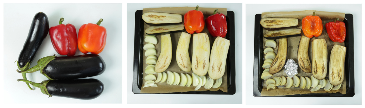 Моем, сушим и запекаем овощи