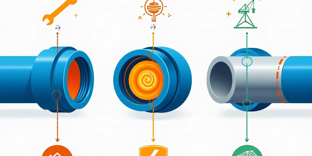 🔧 «Как выбрать правильный фитинг: сравниваем компрессионные, электросварные и литые соединения» 🔧