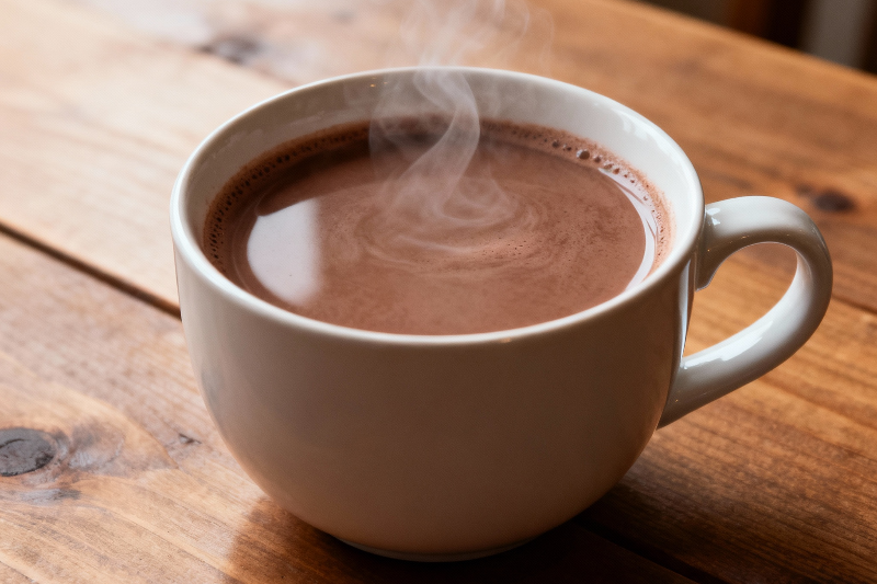 Кружка горячего какао