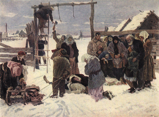 Тарас Гапоненко. «После изгнания фашистских оккупантов», 1944 г.