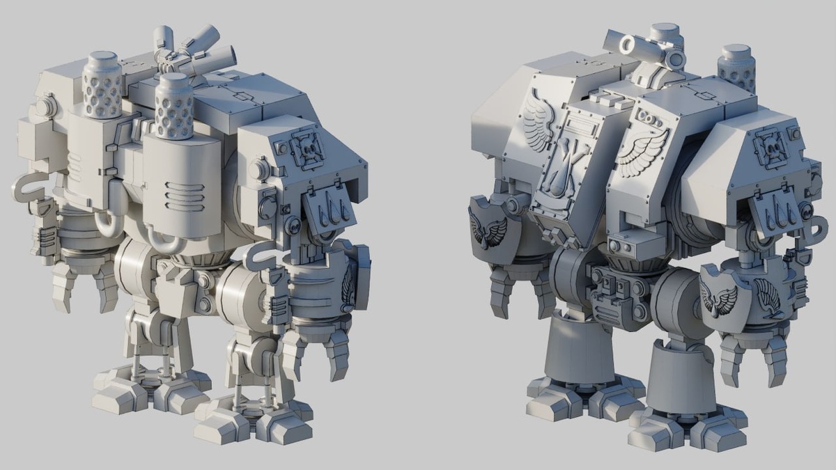 3d-модель из игры Warhammer 40,000