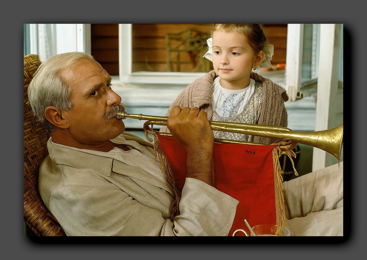 Кадр из фильма «Утомлённые солнцем» 