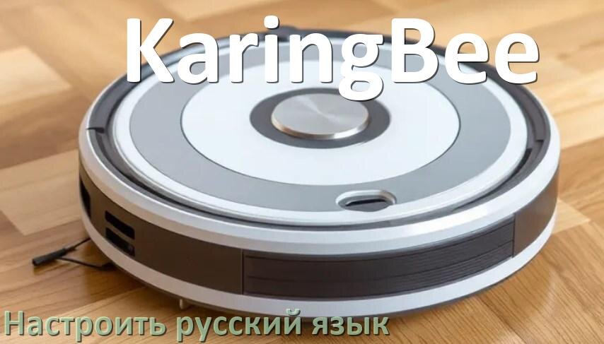 
Как на роботе пылесосе KaringBee поменять русский язык