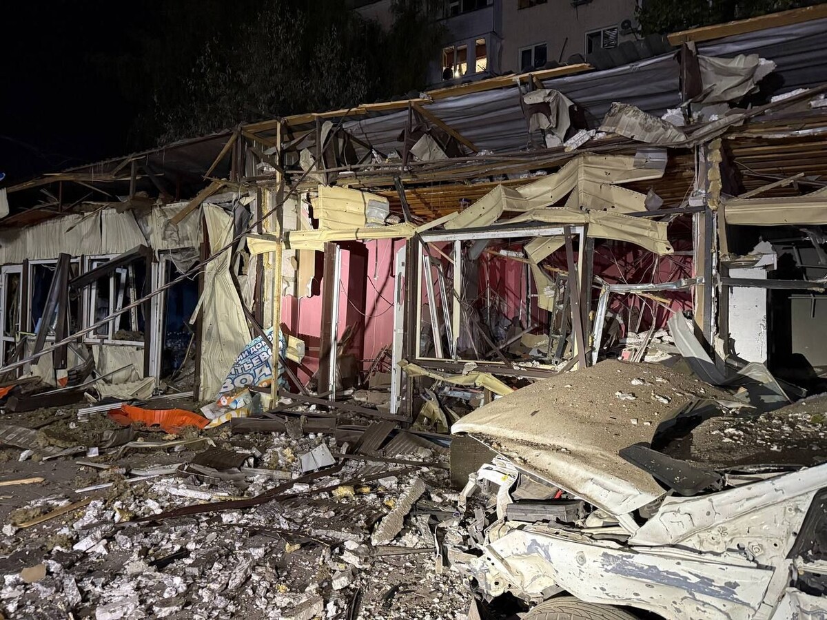    Последствия атаки украинских дронов на Батайск / Источник: © Telegram-канал губернатора Ростовской области Юрия Слюсаря