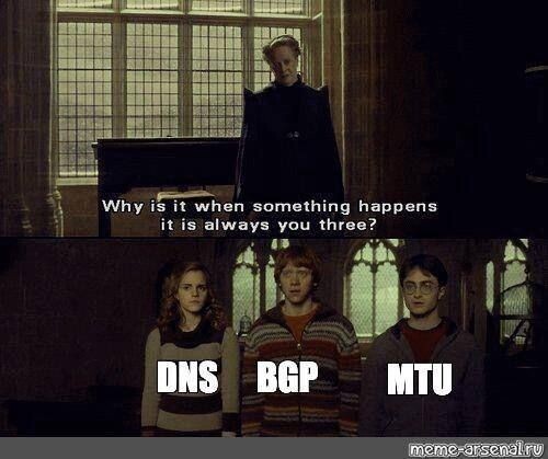 Троица проблем на сети