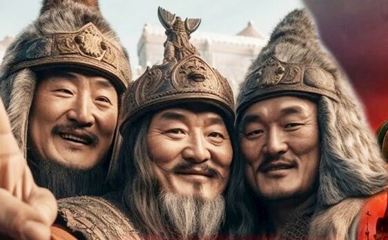 Монголо-татары. Гипотетические, конечно же, это такой дружеский коллаж