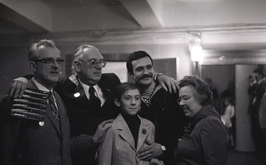 60-летие Сергея Михалкова. Николай Кочнев, 13 марта 1973 года, г. Москва, архив Николая Кочнева.
