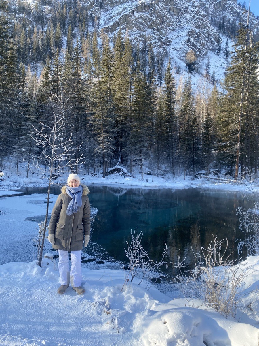 На фото: 
ведущая прогноза погоды на канале ТВЦ Анастасия Ларионова