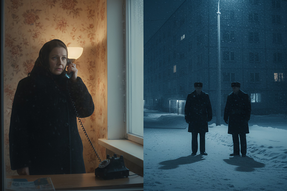 Одна ночь. Две стороны тревоги — женщина, звонящая в полицию, и те, кто спешит ответить.