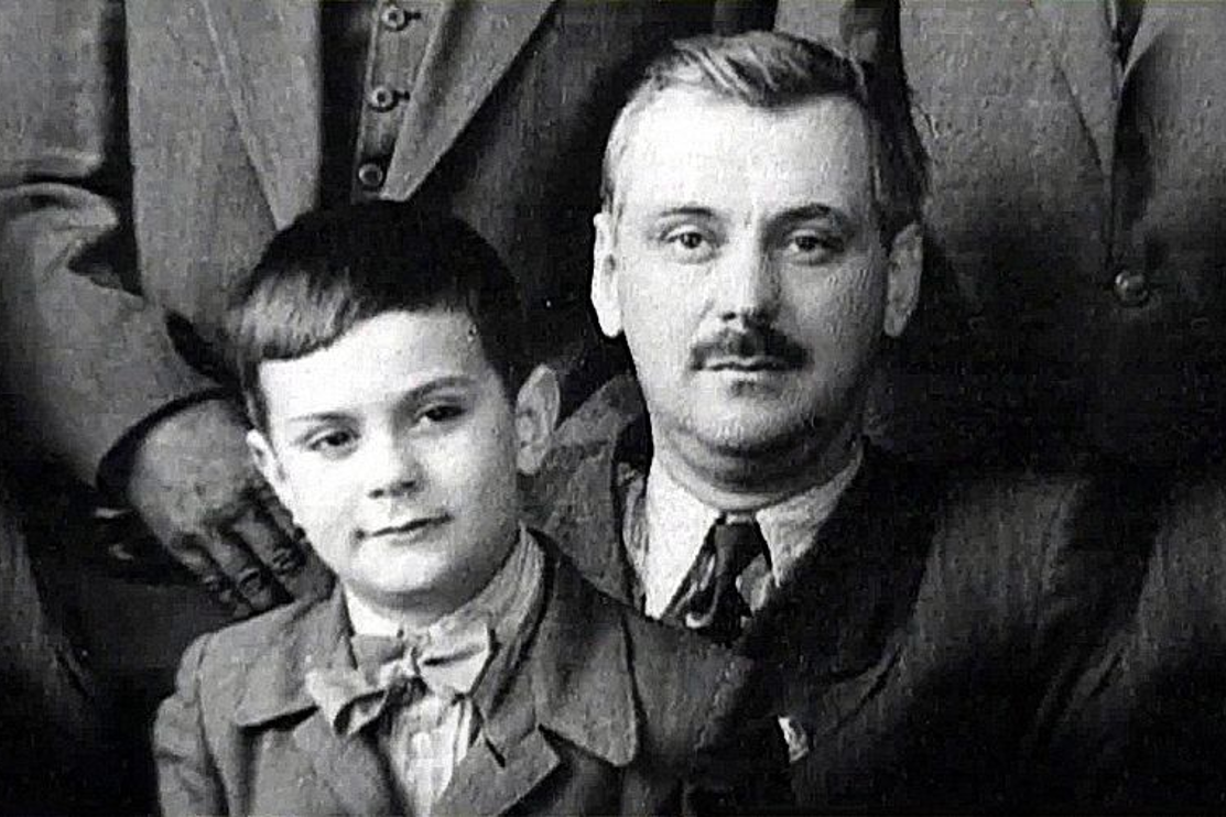 Никита Михалков со своим отцом.