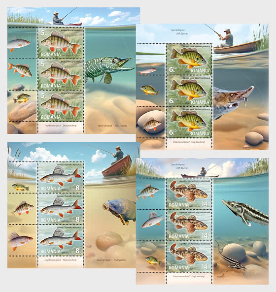 малый почтовый лист марок