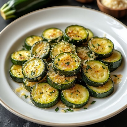 фото кабачка, жаренного с чесноком и зеленью