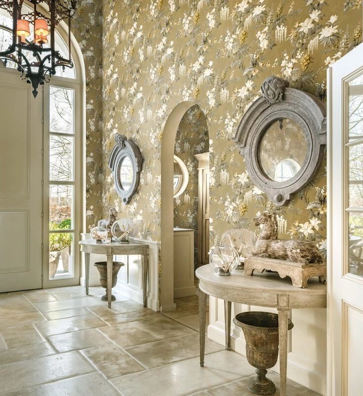 Дизайнерские обои в интерьере