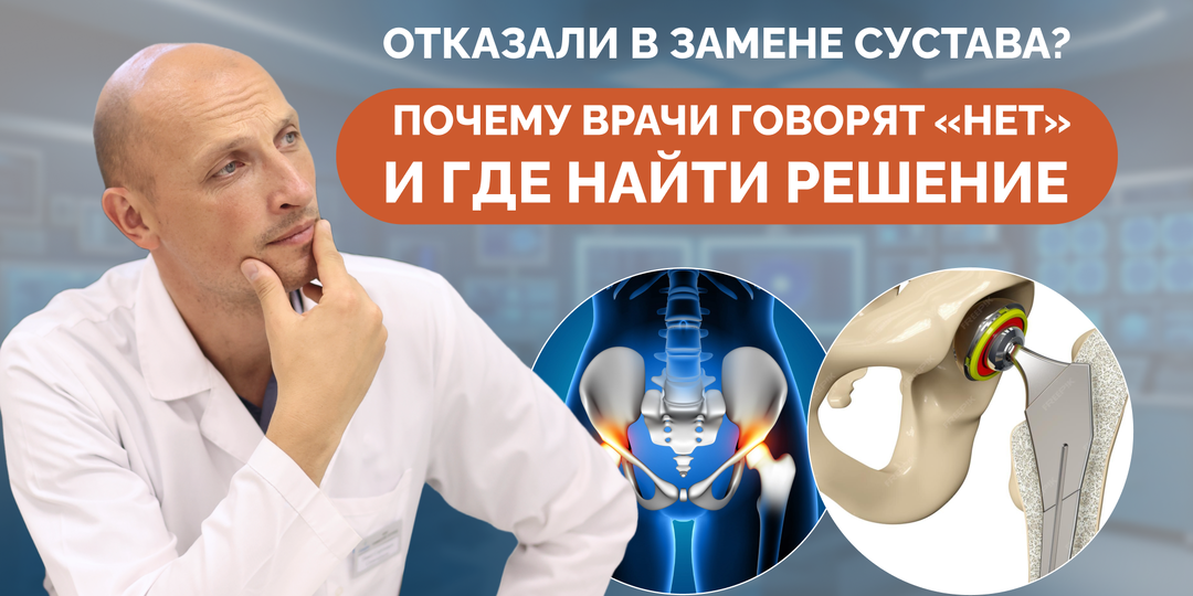 Отказали в замене сустава? Почему врачи говорят «нет» и где найти решение