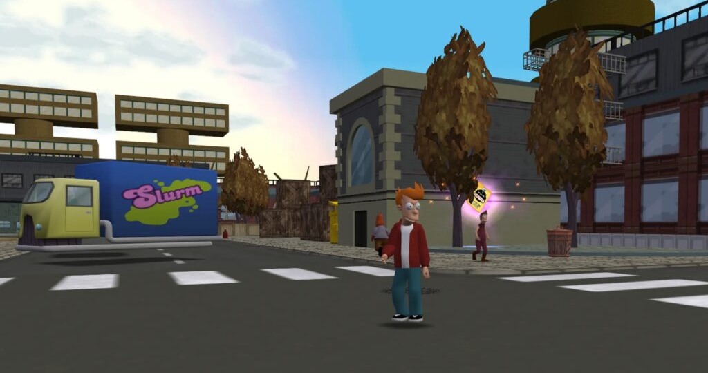 Моддеры превратили The Simpsons: Hit & Run в игру по «Футураме» — выглядит балдёжно