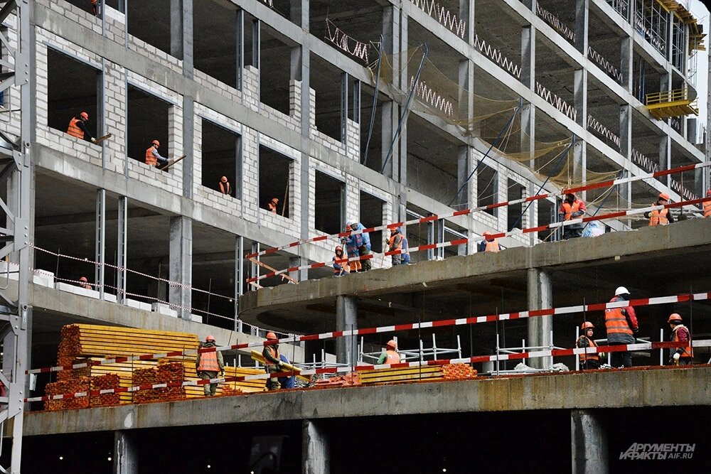    Строительства лечебного центра в Щукине. Фото: АиФ/ Кудрявицкий Эдуард