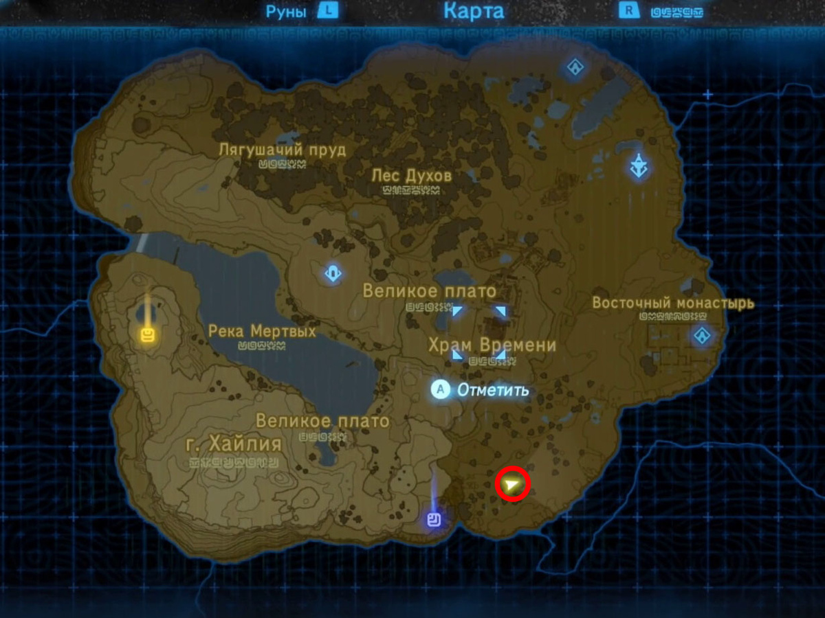 Карта избушки