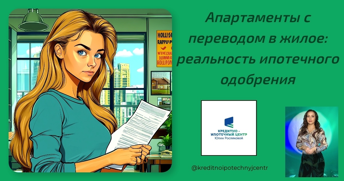    apartmenty-s-perevodom-v-zhiloe-realnost-ipotechnogo-odobreniya Юлия Сергеевна Рослякова