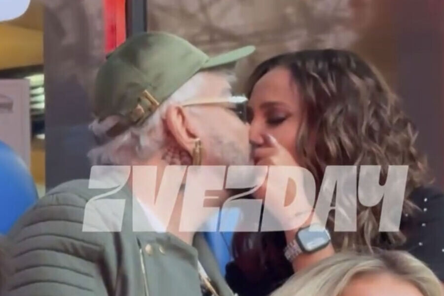 Фото из публикации «Газета.Ru» — «Ольга Бузова поцеловалась с Филиппом Киркоровым».