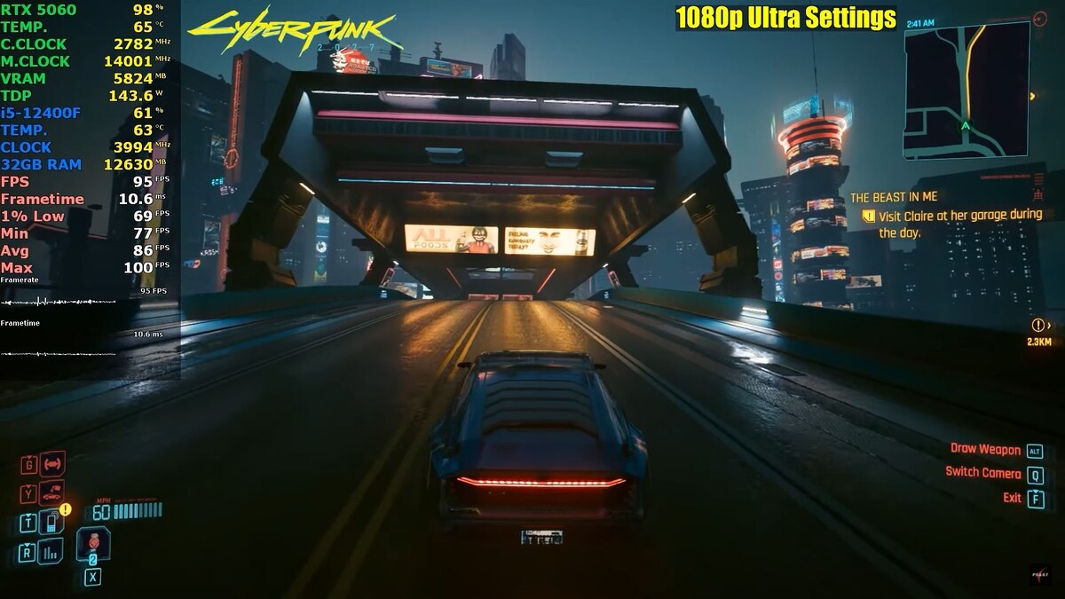 i5-12400F и RTX 5060