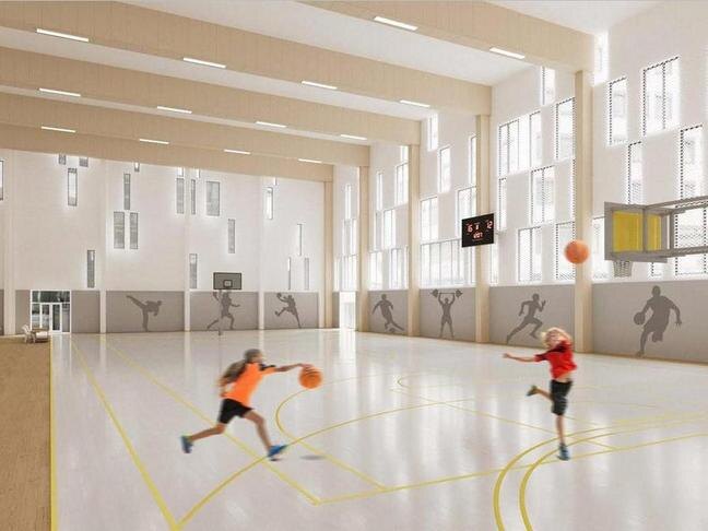 Эскиз спортзала ФОКа в Таврово-4 / Фото: zakupki.gov.ru