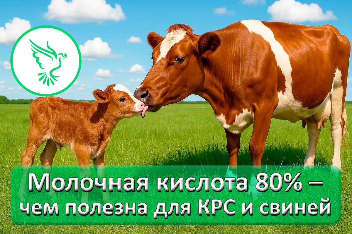 Молочная кислота для Крс и свиней