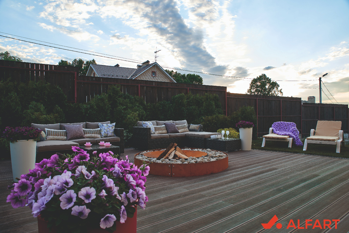 Мебель из искусственного ротанга от фабрики Alfart в тв-проекте "Идеальный ремонт"