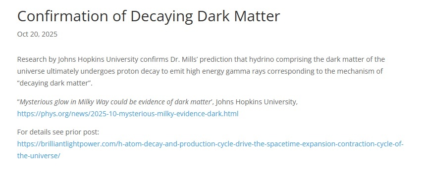 Реакция ближайших коллег Миллса на вышедшую публикацию (источник: brilliantlightpower.com)