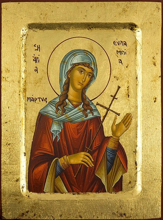    Святая мученица Евлампия Никомидийская Фото: Православная энциклопедия «Азбука веры»