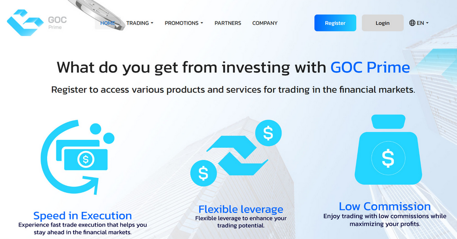 GOC Prime отзывы: брокер-мошенник без лицензии. Почему нельзя доверять GOC Prime