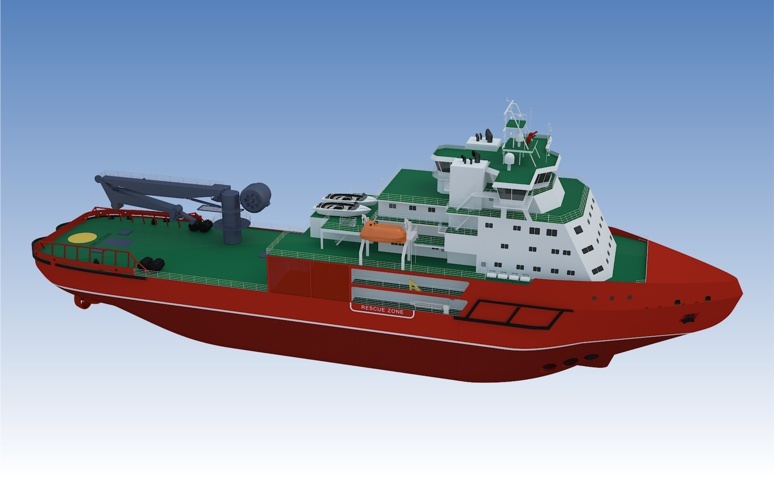 Судно проекта IBSV02 / Рис. с сайта МИБ ‒ СПб