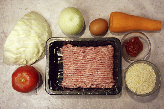 Что нужно для приготовления ленивых голубцов.