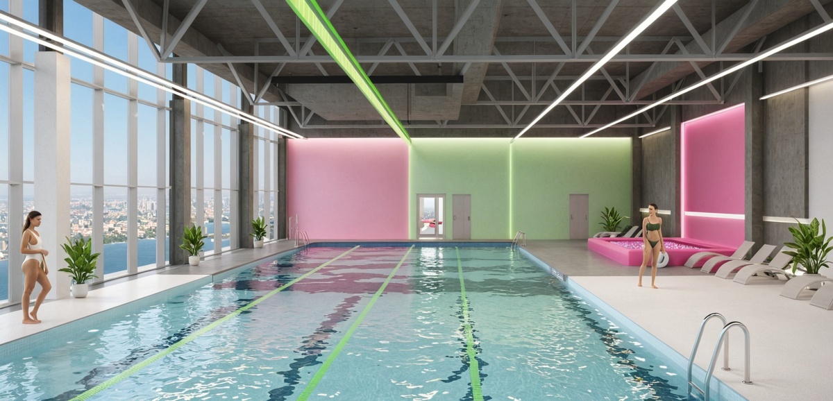 Дизайн - проект бассейна. Студия интерьеров Ольги Филипповой