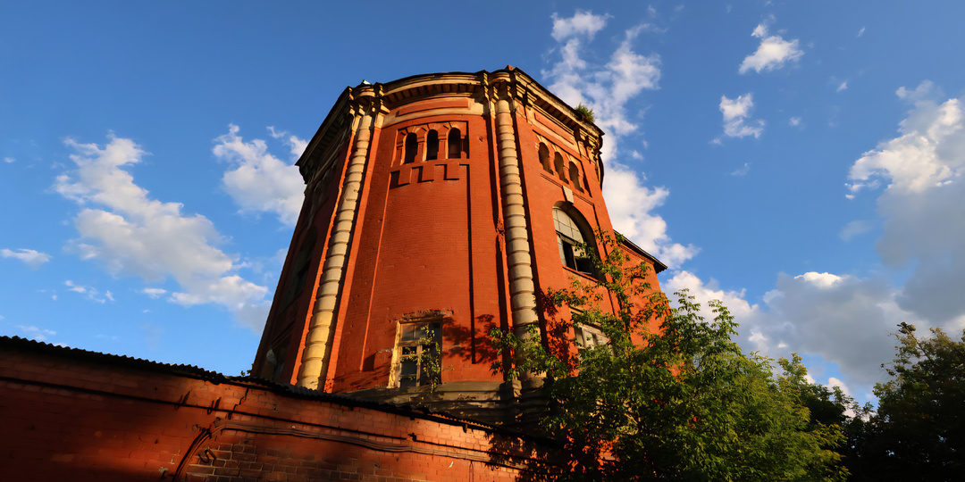 Водоемная башня на ЖД станции Николаевка