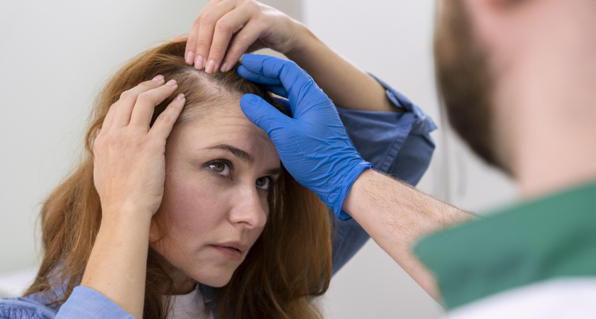    За 30 дней — густая шевелюра: втираю копеечные капли в плешь — и вместо "залысин" густая щетка волос плотничком пошла