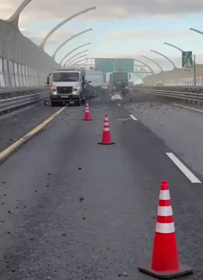    Фото: скриншот из видео в телеграм-канале «Мегаполис | ДТП и ЧП | Санкт-Петербург | Питер»