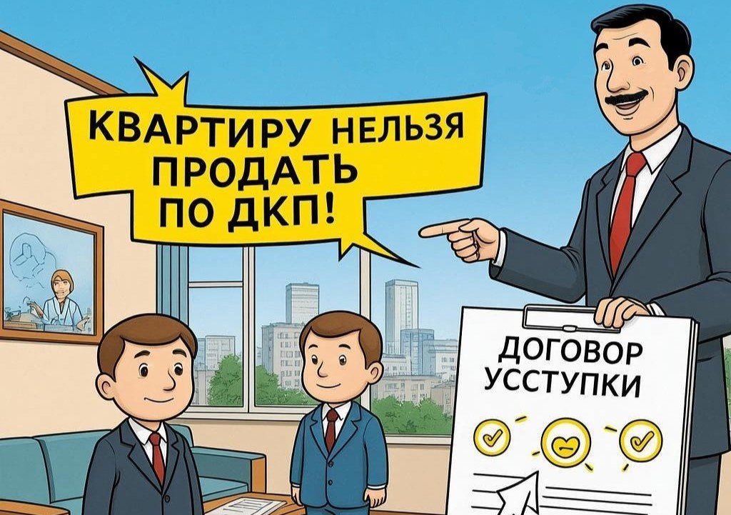 Продаем квартиру по переуступке