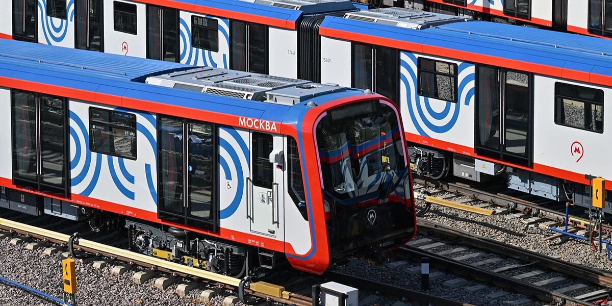 📷 1.1: Новые вагоны серии «Москва-2024» на парковых путях депо «Столбово»