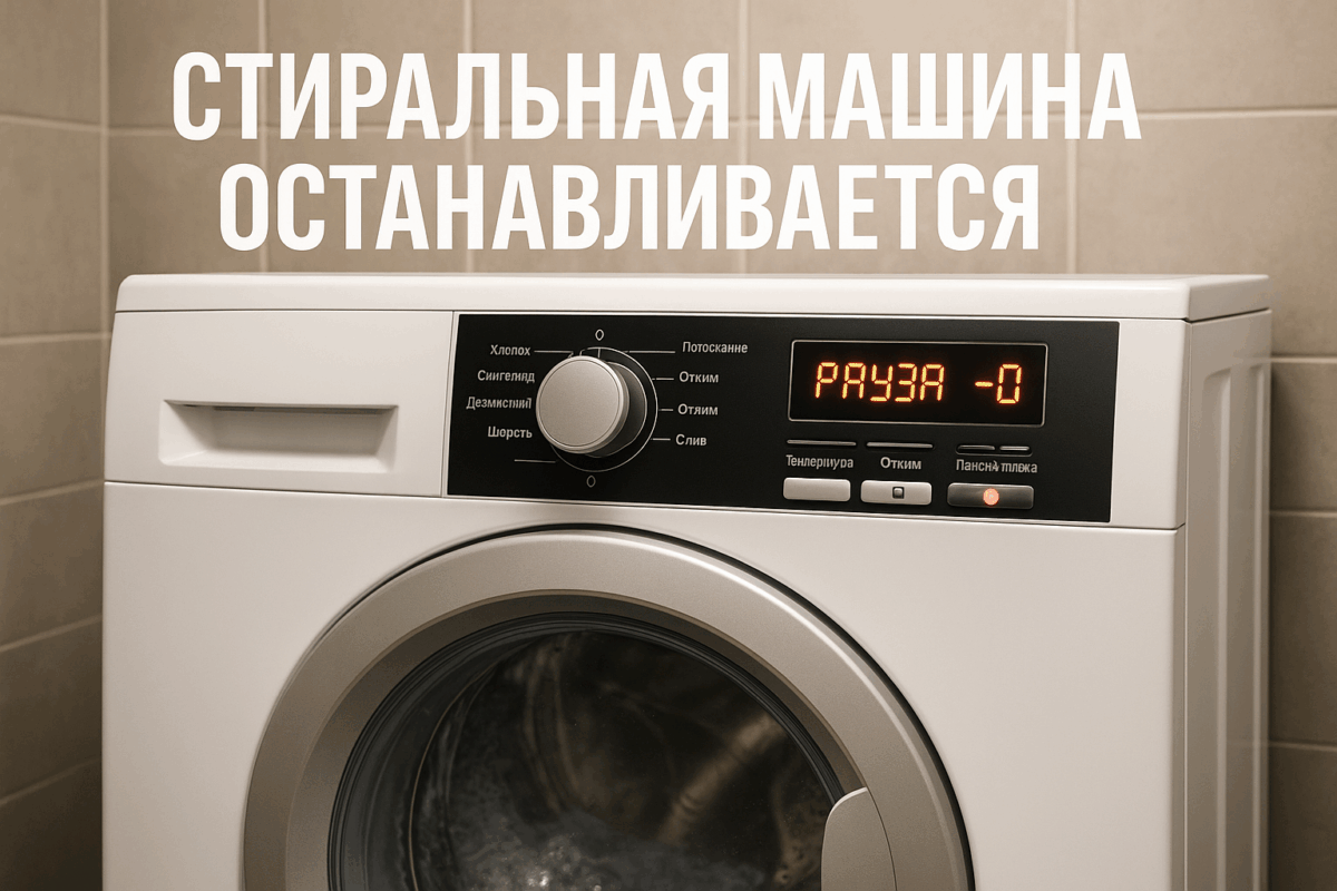    Стиральная машина останавливается на полоскании — причины Михаил Юрьевич