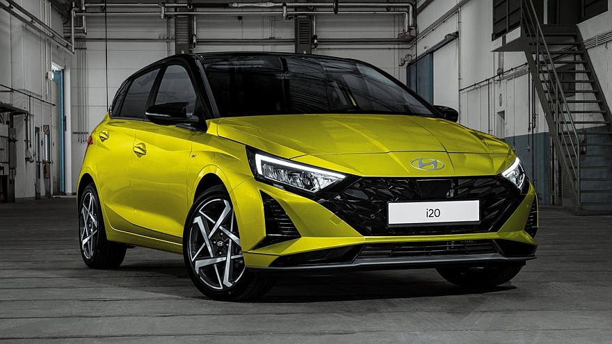    На фото: актуальный хэтчбек Hyundai i20 (версия для европейского рынка)