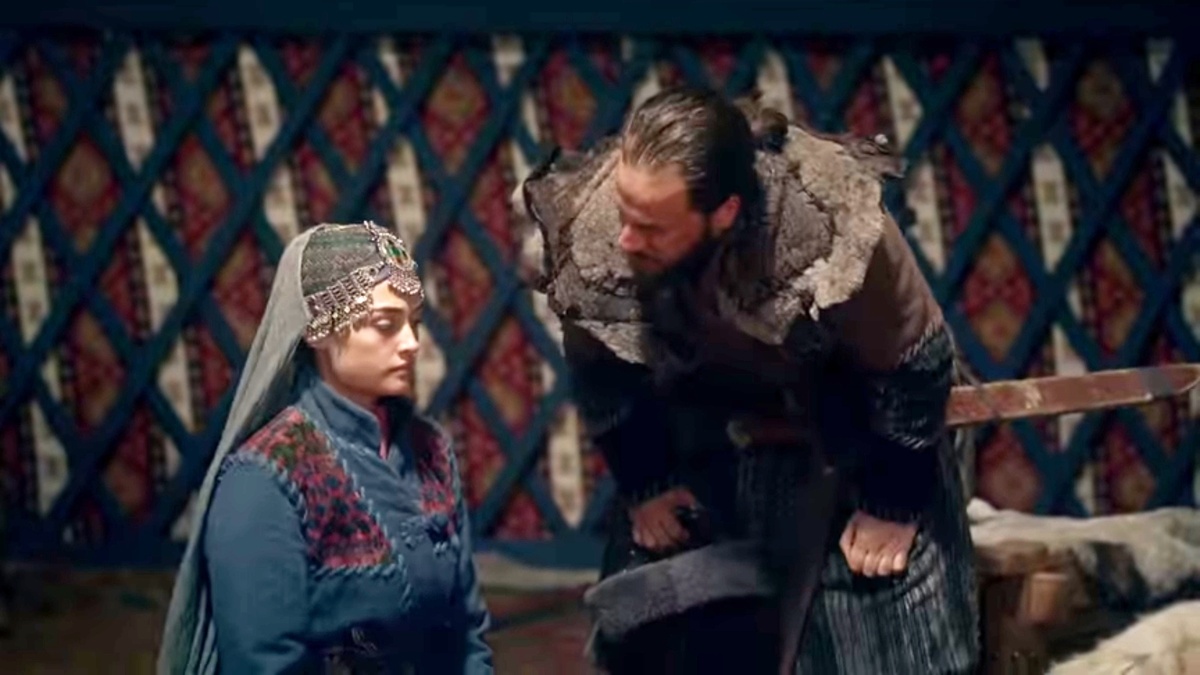 Халиме хатун рассказывает свекрови об Эртугруле и Сунгуртекине. Предательство Гекче. Часть 16