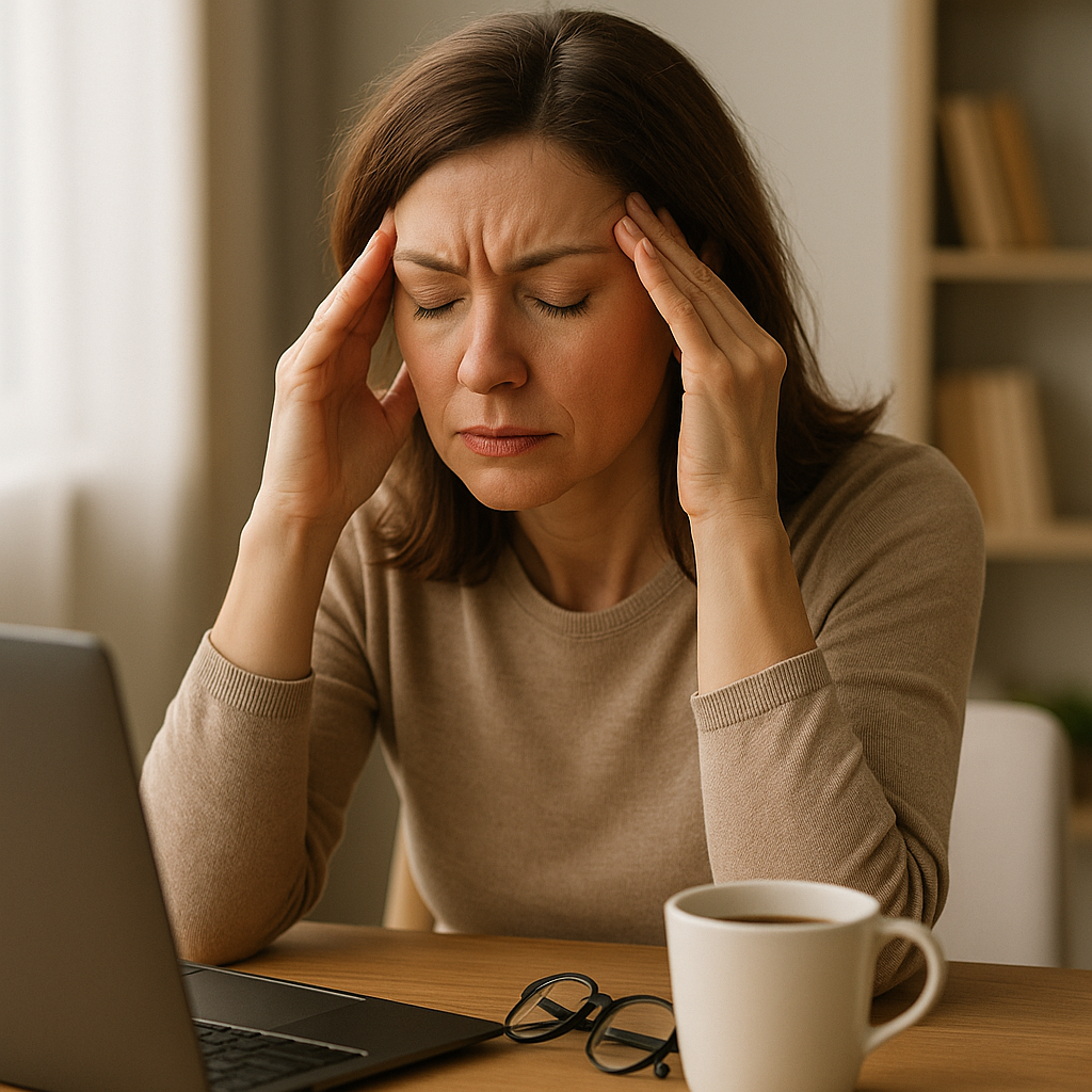 Головная боль у женщин после 40: как массаж и дыхание помогают избавиться от боли без таблеток. Натуральный способ восстановления здоровья и спокойствия.