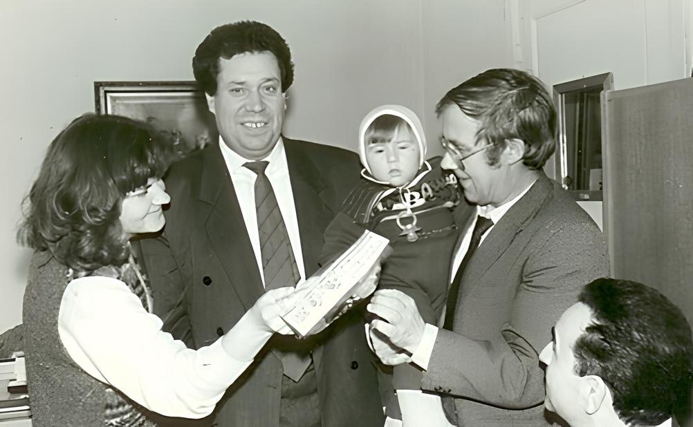 первый мэр Твери А.П. Белоусов в редакции «Вече Твери» (фото со страницы Е.Н. Шимина в ВК)