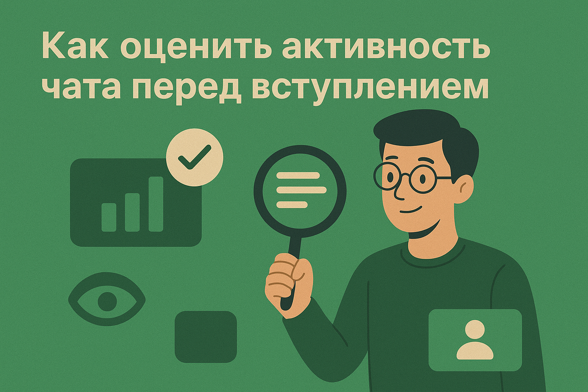 Как оценить активность чата перед вступлением в Telegram-чатах: избегайте мертвых сообществ в 2025